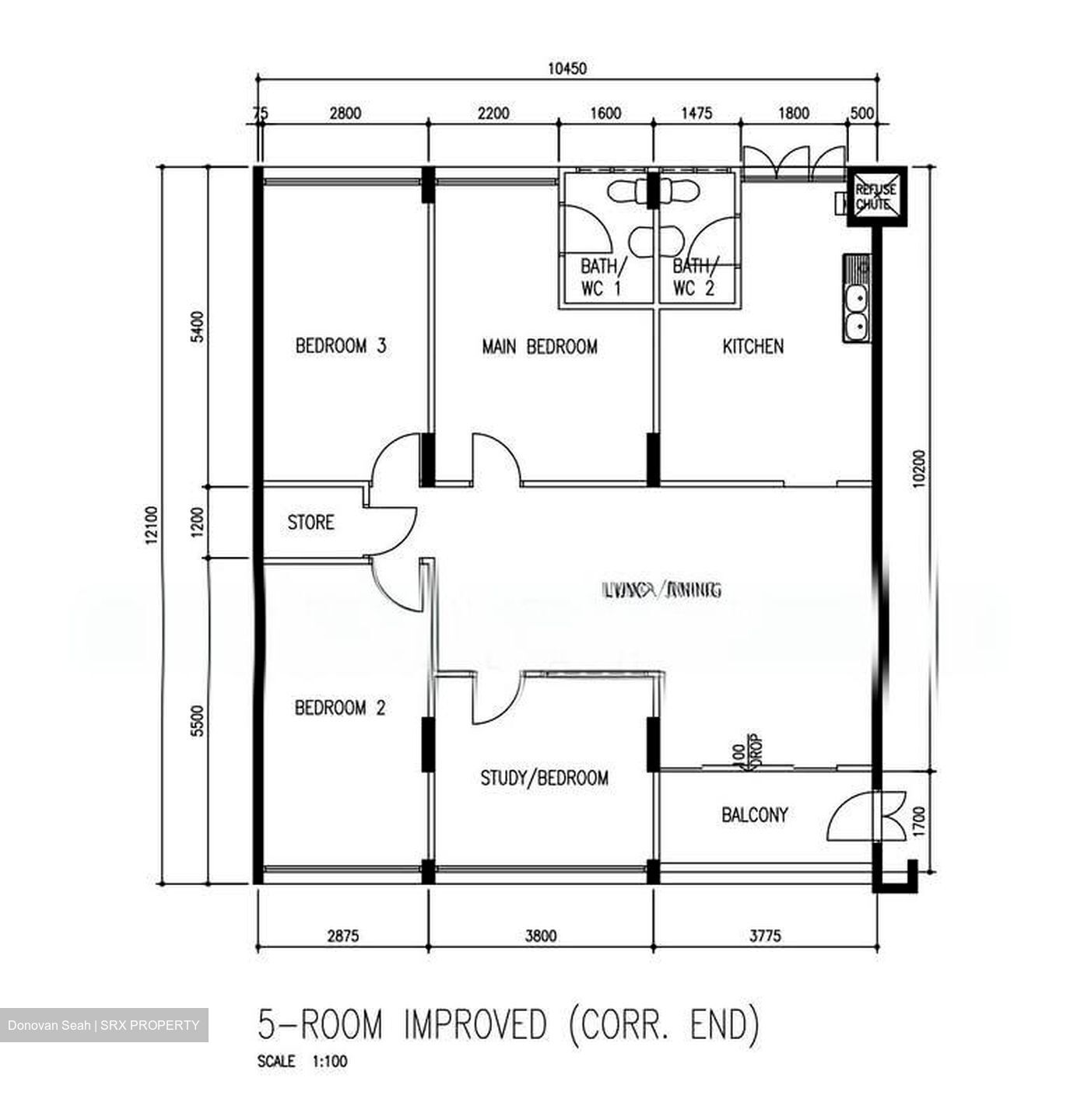 Blk 832 Yishun Street 81 (Yishun), HDB 5 Rooms #589282051